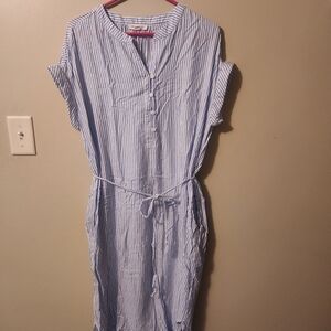 Blue and White Sundress